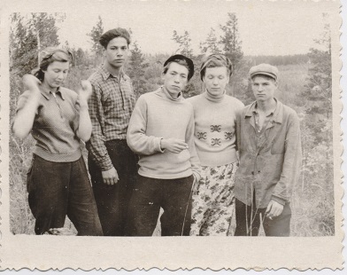Маргарита Псык в колхозе